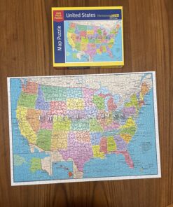 United States of America 1000 Piece Map Jigsaw Highways Rivers Capitals 18 816Vl8QpV0L