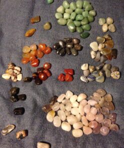 Hypnotic Gems 2 Pounds Brazilian Tumbled Polished Natural Stones Assorted Mix - Medium Size - 1" to 1.5" Avg. #D: Medium 2 Lb Bag 23 816WtQDOPnL