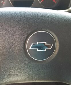 Reflective Concepts Steering Wheel Bowtie Overlay Decal Fits 2007-2013 Silverado - (Color: Gloss Black) 2007-2013 Silverado ONLY 38 816YVGObsL