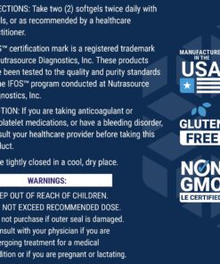 Super Omega-3 EPA/DHA Fish Oil, Sesame Lignans & Olive Extract - For Heart & Brain Health – For Inflammation & Cholesterol Management – Gluten-Free, Non-GMO – Lemon Flavor 120 Softgels 120 Count (Pack of 1) Standard Packaging 17 816ai2Wwv L