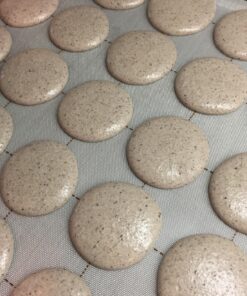 Premium Silicone Baking Mat for Macarons - Professional Fiberglass Baking Liner - Reusable Non-Stick Pastry Mat 45 816aqLefkrL