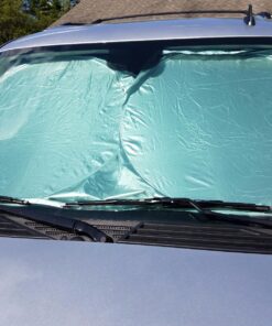 OxGord Front Windshield Sun-Shade for Car - Collapsible & Foldable Dashboard Reflector Shield for Small and Large Vehicles 20 816bEhkhHoL 1