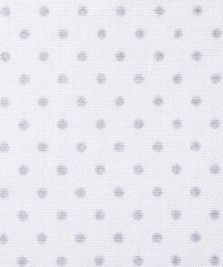 Halo Bassinest Fitted Sheet, 100% Cotton, Super Soft Bassinet Sheet for Baby Boys, Girls and Unisex, Breathable and Lightweight Mattress Pad Cover, Grey Pin Dot 5 816c3WhaG9L