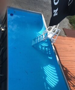 Intex 18ft X 9ft X 52in Ultra Frame Rectangular Pool Set with Sand Filter Pump, Ladder, Ground Cloth & Pool Cover 40 816dk8VJWBL