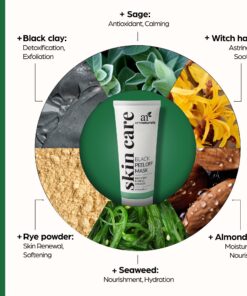 Artnaturals Peel Off Blackhead Remover - (3.4 Fl Oz / 100ml) - Blemish & Pimple Removal Face Mask - Black Head Tool, Purifying Deep Cleanser & Mud Mask – Reduce Pore Size & Redness - Acne-Prone 28 816k6vAu8HL