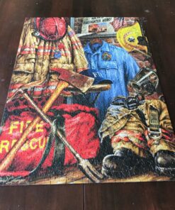 Masterpieces 1000 Piece Jigsaw Puzzle For Adults, Family, Or Kids - Fire And Rescue - 19.25"x26.75" Fire and Rescue - Fireman's Locker 16 816ky pv3JL