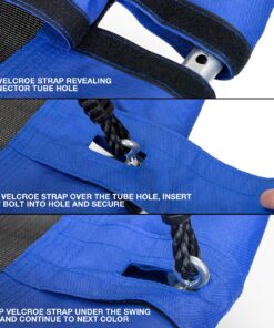 Sorbus 40" Saucer Swing for Kids - 220lbs Outdoor Swing Fun- Tree Glider Therapy Swing for Kids- Adjustable Ropes & Durable Swing Seat- Trampoline Net Swing for Swing Set,Backyard,Indoor/Outdoor,Gift 40 Inch 24 816lfaPzhpL