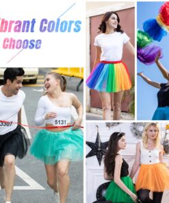 Simplicity Women's Adult Classic Elastic 3 or 4 Layered Tulle Tutu Skirt One Size 3 Layered_silver Grey 10 816ov6LERL