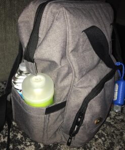 Backpack Diaper Bag Wide Open Design with Stroller Straps Changing Pad & Insulated Pockets for Both Mom & Dad 39 816pSpF8YqL 1