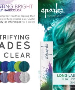 Sparks Long Lasting Bright Hair Color, Crystal Clear, 3 Ounce 20 816pc60gC L