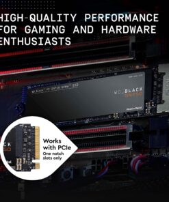 Western Digital 1TB SN750 NVMe Internal Gaming SSD Solid State Drive - Gen3 PCIe, M.2 2280, 3D NAND, Up to 3,470 MB/s - WDS100T3X0C 28 816qJhTprYL