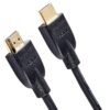 Amazon Basics 2-Pack HDMI Cable, 18Gbps High-Speed, 4K@60Hz, 2160p, Ethernet Ready, 6 Foot, Black 6 Feet