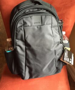 Pacsafe Metrosafe LS350 15 Liter Anti Theft Laptop Daypack/Backpack - with Padded 13" Laptop Sleeve, Adjustable Shoulder Straps, Patented Security Technology, Black Pacsafe Metrosafe Ls350 Anti-theft 15l Travel Backpack - Black 37 816qxy7VFJL