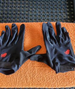 FIRELION Bike Gloves for Men/Women Cycling,Cycling Gloves for Outdoor MTB DH Road Racing,Full Finger Half Finger Padded Bicycle Protective Gloves,Non-Slip Shock-Absorbing Touchscreen Riding Gloves Large Full Black 21 816r0DcfohL