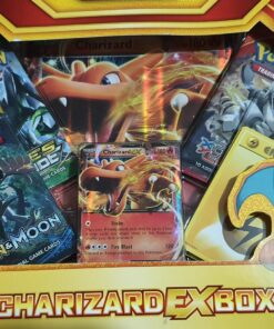 Pokemon Cards POK16CHAREXBX TCG: Charizard-EX Box Fire Blast Card Game, Multicolor Base 23 816ry4hF61L