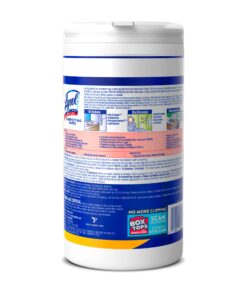 Lysol Disinfectant Wipes, Multi-Surface Antibacterial Cleaning Wipes, For Disinfecting and Cleaning, Lemon and Lime Blossom, 80 Count (Pack of 4) 80 Count (Pack of 4) White Standard Packaging 32 816sTavtFNL