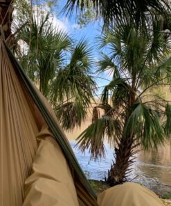 Legit Camping Hammock - Hammocks - 2 Person Hammock - Tree Hammock - Double Hammock - Portable Hammock - Outdoor Hammock - Hammock - Travel Hammock - Hammocks for Outside - Heavy Duty Hammock Army Green/Khaki 27 816sZMP7z9L