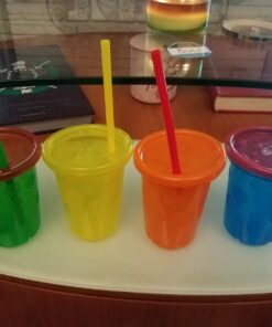 The First Years Take & Toss Straw Cup, Boy, 10 oz, Multicolor, 4 Count Classic Rainbow 4 Count (Pack of 1) 47 816saZyfcRL