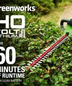 Alternative view of Greenworks 40V 24" Cordless Hedge Trimmer, Tool Only 3/4" Cut (Tool Only)