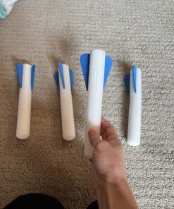 Stomp Rocket Jr Glow Rocket Launcher for Kids, 4 Rockets - Glow in The Dark Fun Backyard & Outdoor Kids Toys Gifts for Boys & Girls -Toy Soft Foam Blaster Set - Multi-Player Adjustable Launcher Stand Jr Glow 4 Rocket Pack 30 816vt71nH8L