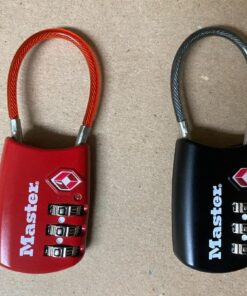 Master Lock TSA Set Your Own Combination Luggage Lock, TSA Approved Lock for Backpacks, Bags and Luggage, Colors May Vary 32 816wHPGLW9L