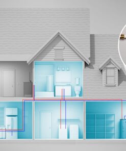GE Whole House Water Filtration System | Reduces Sediment, Rust & More | Install Kit & Accessories Included | Filter Not Included | Replace Filters (FXHTC, FXHSC) Every 3 Months | GXWH40L 29 816wqS0tWoL 3
