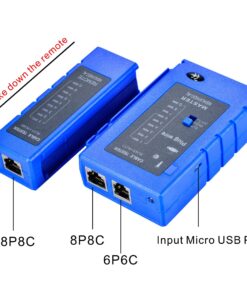 Optimal Shop Network Cable Tester Test Tool RJ45 RJ11 RJ12 CAT5 CAT6 UTP USB LAN Wire Ethernet 9 816x0nW1ngL