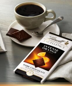 Lindt EXCELLENCE Intense Orange Dark Chocolate Bar, Valentine's Day Chocolate Candy, 3.5 oz. (12 Pack) 10 816xbT SlDL