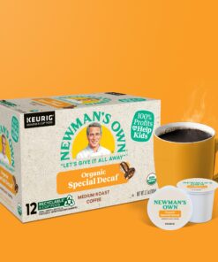 Newman's Own Organics Special Blend Decaf Keurig Single-Serve K-Cup Pods, Medium Roast Coffee, 72 Count (6 Packs of 12) Decaf Special Blend 23 816yxXav8L