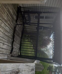 Patio Umbrella Mosquito Netting - Polyester Mesh Screen with Zipper Opening and Water Tube at Base to Hold in Place - Helps Protect from Mosquitoes - Fits 9FT Umbrellas and Patio Tables - Black 41 816zfAye AL