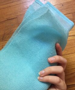 Salux Nylon Japanese Beauty Skin Bath Wash Cloth/towel (3) Blue Yellow and Pink Pink,blue,yellow 23 816zvvzB2LL