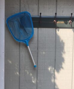 U.S. Pool Supply Professional Spa, Hot Tub, Pool Hand Leaf Skimmer Net with 12" Aluminum Pole - Deep Ultra Fine Mesh Netting Bag Basket, Clean the Finest Debris - Pond Small Kid Kiddie Inflatable Pool 12" Pole 18 8170T41TnjL