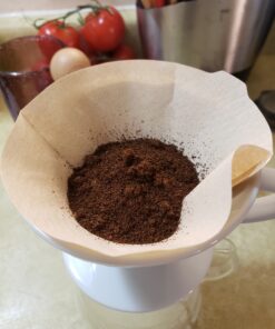 Hario V60 Ceramic Coffee Dripper Pour Over Cone Coffee Maker Size 02, White 45 8172xDdWZkL