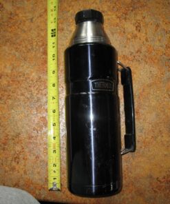 THERMOS Stainless King Vacuum-Insulated Beverage Bottle, 40 Ounce, Blue 47 81732dolYiL