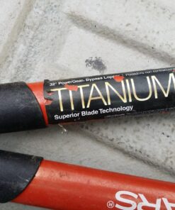 Fiskars 32" PowerGear Bypass Lopper and Tree Trimmer - Sharp Precision-Ground Steel Blade for Cutting up to 2" Diameter - Lawn and Garden Tools - Orange/Black Bypass Lopper 32" 45 81736dGhKkL