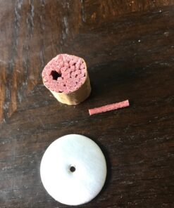 Round Floating Wicks - 50 Count (Approx.), Large Cotton Wicks and Cork Disc Holders for Oil Cups - Bonus Wick Removal Tweezers - by Ner Mitzvah 1 18 8174SeZhQBL