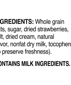 Quaker Instant Oatmeal, Strawberry & Cream, Breakfast Cereal, 1.23 Ounce, 10 Packets Per Box (Pack of 4) 20 8176oeECwYL 1