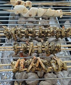 Fire Sense 60508 Notebook Charcoal BBQ Grill 3.5mm Cooking Bars Instant Foldable & Easy Portability For Outdoor Barbecues Camping Traveling Picnics Garden Beach Party - Black Charcoal Grill 39 8177Y2 iVOL