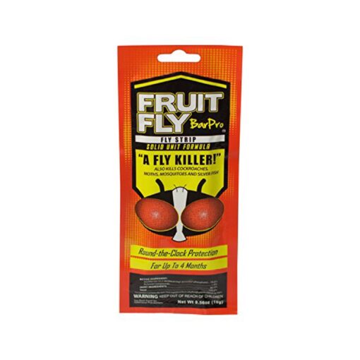 Fruit Fly BarPro – 4 Month Protection Against Flies, Cockroaches & Other Pests. Fly Traps for Indoors/Outdoor. Better Than Mosquito Zapper 1 Pack