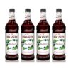 Monin - Blackberry Syrup, Soft and Succulent, Great for Cocktails, Lemonades, and Sodas, Gluten-Free, Non-GMO (1 Liter, 4-Pack) 33.8 Fl Oz (Pack of 4)