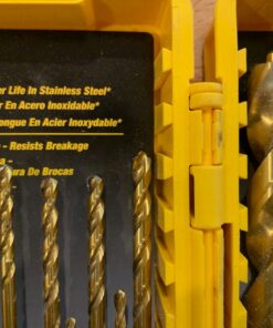 DEWALT Titanium Nitride Coated Drill Bit Set, Pilot Point, 21-Piece (DW1361) 21-Piece Drill Bit Set 32 817AN8lbPVL