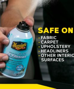 Meguiar's Whole Car Air Refresher, Odor Eliminator Spray Eliminates Strong Vehicle Odors, New Car Scent - 2 Oz Spray Bottle 2 Fl Oz (Pack of 1) 23 817APa1yBL