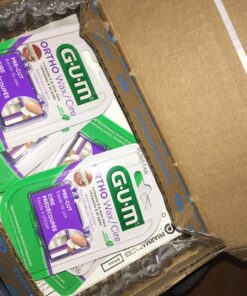 GUM - 10070942007242 Orthodontic Wax, Mint with Vitamin E and Aloe Vera (Pack of 6) (Pack of 6) 33 817AvzUUQ6L