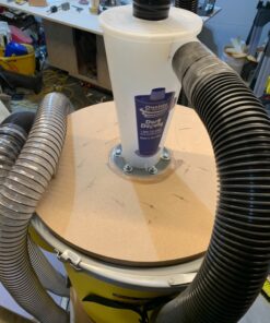 Eagle 20 Gallon Salvage Barrel Drum with Metal Ring Lever-Lock Lid, 21" Height, 21" Diameter, Blow-Molded HDPE, Yellow, 1654 42 817AyDUguiL