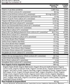 Garden of Life Multivitamin for Women, Vitamin Code Women's Multi, Whole Food Womens Multi, Vitamins, Iron, Folate not Folic Acid & Probiotics for Womens Energy, Vegetarian Supplements, 120 Capsules 120 Count (Pack of 1) 28 817CmvExq1S