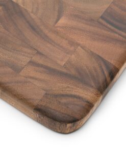 Ironwood Gourmet Large End Grain Prep Station Acacia Wood Cutting Board, 14 x 20-Inch, Brown 14" x 20" 29 817DKzyj8fL