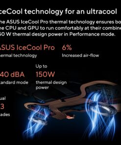 ASUS Vivobook Pro 16X Laptop, 16” 16:10 Display, Intel Core i9-13980HX CPU, NVIDIA® GeForce® RTX™ 4070 GPU, 32GB RAM, 1TB SSD, Windows 11 Home, Earl Grey, K6604JI-AS99 16” | Core i9 | RTX 4070 17 817EPnTNwFL