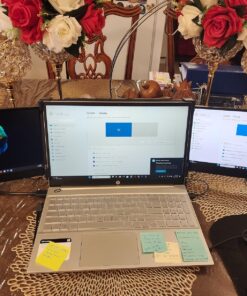 WESTHOD 12" Laptop Monitor Extender, Portable Monitor for Laptop HDMI USB C Screens Extender FHD 1080P, Plug-Play Tri-Screen for 13”-16” Laptops 114 817ExGFCgTL