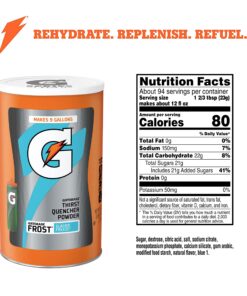 Gatorade Thirst Quencher Powder, Frost Glacier Freeze, 76.5 Ounce, Pack of 1 24 817FGg9QCL