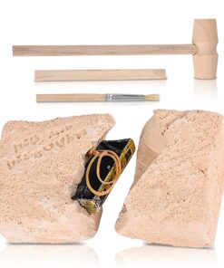 ArtCreativity Pirate Treasure Dig Kit for Kids - Gem Excavation Set with Digging Tools - Interactive Excavating Toys - Great Birthday Gift Idea, Contest Prize for Boys and Girls 9 817FVGWAV9L